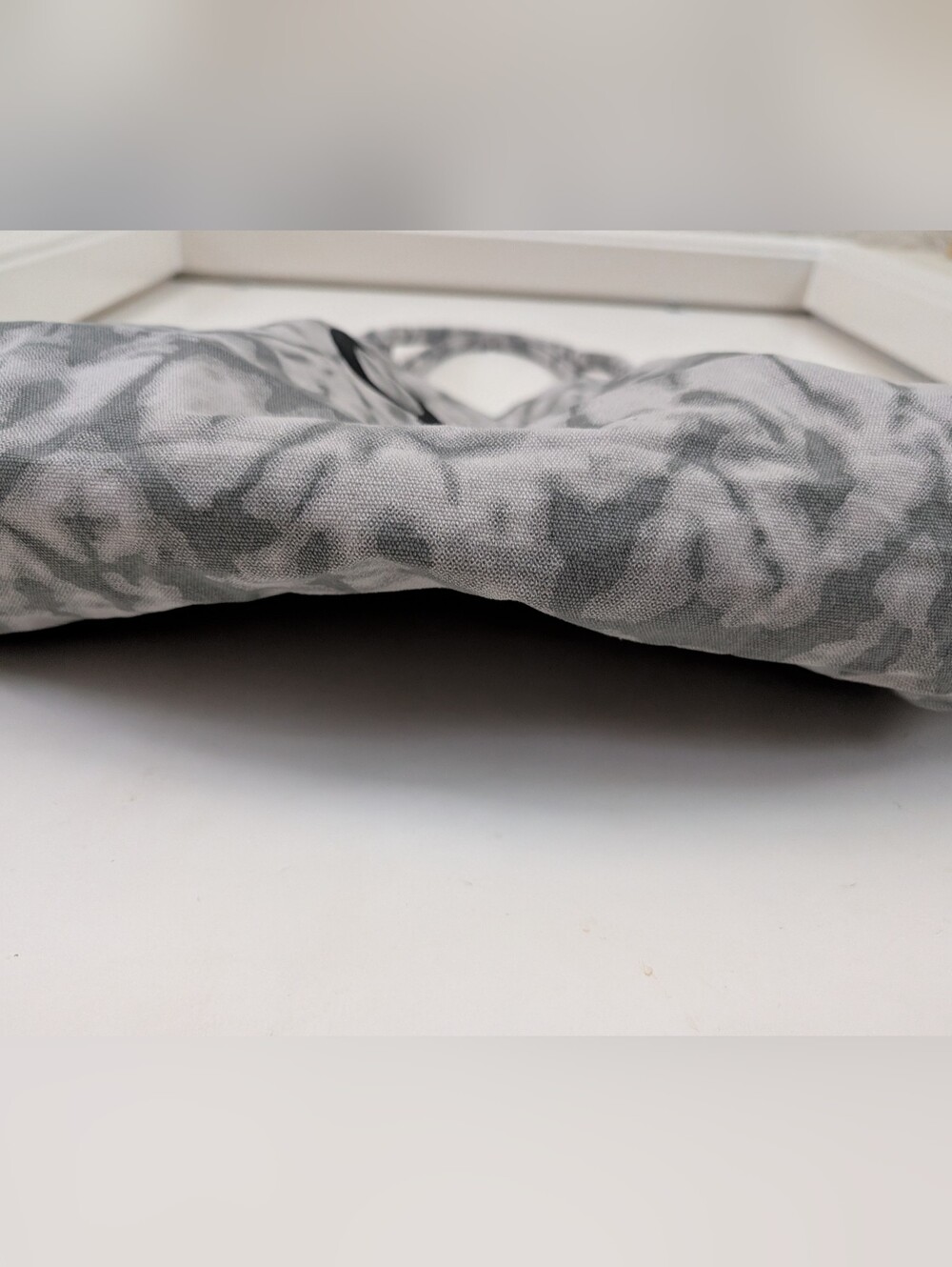 ALO Gray Cotton tie-dyed Yoga Shopper Tote Bag - Picture 7 of 10